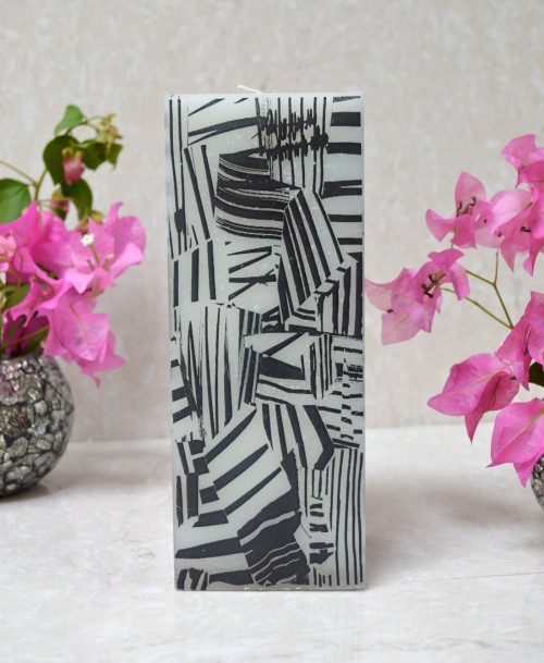 Stripes Pillar Square 3*8"
