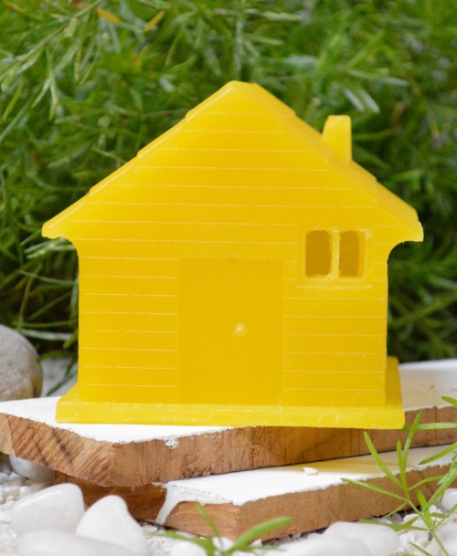 House in wax (Fresia yellow)