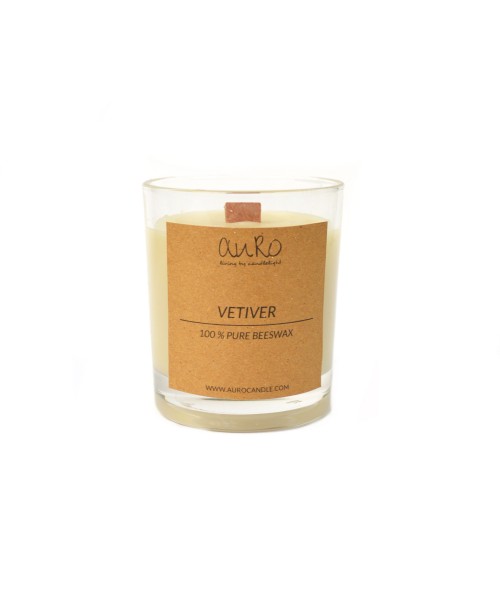 Vetiver Beeswax Candle